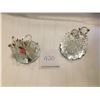 Image 1 : 420-SET OF 2 GLASS ORNAMENTS