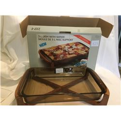 423-PRYRX SERVER WITH WOODEN STAND