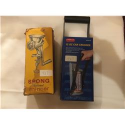 427-SPANYO MEAT GRINDER MINCER CAN CRUSHER