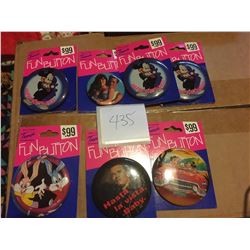 435-LOT OF 7 PIN BACKS