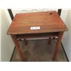 Image 1 : 470-VINTAGE SOLID WOOD SCHOOL DESK 1960’S