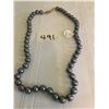 Image 1 : 491-FIFTH AVENUE COLLECTION 18” BLACK PEARL NECKLACE