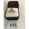 Image 1 : 493-FIFTH AVENUE COLLECTION   PINK CRYSTAL STATEMENT RING   SIZE 7.5