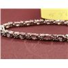 Image 2 : Amethyst and rhinestone sivertone bracelet by Avon