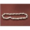 Image 3 : Amethyst and rhinestone sivertone bracelet by Avon