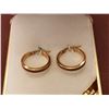 Image 2 : 14 kt Gold hoop earrings