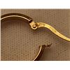Image 3 : 14 kt Gold hoop earrings