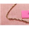 Image 2 : 10 kt Gold ankle bracelet, 9 inches