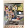 Image 1 : WATKINS ADVERTISING CALENDAR - FULL PAD 1955