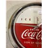 Image 3 : CHROME COCA-COLA DINNER CLOCK BATTERY OPERATED