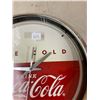 Image 4 : CHROME COCA-COLA DINNER CLOCK BATTERY OPERATED