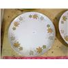 Image 2 : WEDGE WOOD "DEER PLATE " WITH THREE MAPLE LEAF PATTERN DINNER PLATES