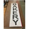 Image 1 : VINTAGE STYLED HAND PAINTED " BAKERY" SIGN WOOD