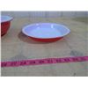 Image 4 : PINK PYREX CASSEROLE + PIE PLATE DISH