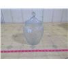 Image 1 : SANDWICH CLEAR DEPRESSION GLASS COOKIE JAR
