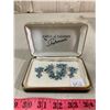 Image 3 : 3 PIECE SHERMAN JEWLERY RHINESTONE SET WITH ORIGINAL BOX