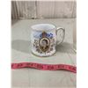 Image 2 : 2 CORONATION MUGS (KING EDWARD VIII 1937 + QUEEN ELIZABETH II 1953)