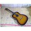 Image 1 : "AWAI" HOLLOW BODY GUITAR SUNBURST FINISH 1950'S-60'S JAPAN (NEW STRINGS)