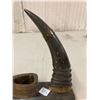 Image 3 : HANDMADE REAL HORN DESK SET WITH BRASS TRIM