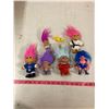 Image 1 : LOT OF 6 VINTAGE TROLLS