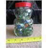 Image 1 : KRAFT BEAR JAR with MARBLES