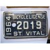 Image 5 : ST. VITAL - MANITOBA - BICYCLE LICENSE'S  1961 & 1962 & 1964