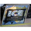 Image 1 : BUDWEISER ICE DRAFT BEER MIRROR / SIGN  -  25 inches by 22 inches