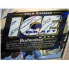 Image 3 : BUDWEISER ICE DRAFT BEER MIRROR / SIGN  -  25 inches by 22 inches