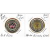 Image 1 : 2020 BILL REID - HAIDA GRIZZLY BEAR - $2.00 COINS - Coloured & Non Coloured