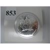 Image 1 : 1994  1 TROY OUNCE .9999 SILVER CANADIAN  $5.00 MAPLE LEAF - Cased