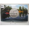 Image 1 : 2011 CANADIAN $20 SILVER COIN - .9999 PURE SILVER - CANOE & REFLECTION