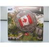 Image 1 : 2015 CANADIAN $25 SILVER COIN - .9999 PURE SILVER - COLOURED FLAG