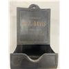 Image 2 : tin match holder alameda, sask compliments w.p Davis