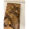 Image 4 : 2-wooden décor pc's hunter + moose and fisherman + fish- 31"x8" each