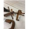 Image 2 : 4 wood working pc's- union #6 plane, 2 scribes oak, and small saw