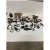 Image 1 : lot of hardware, clevises, buckles weights, etc.