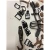 Image 5 : lot of hardware, clevises, buckles weights, etc.