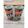 Image 1 : 2 CASTROL GTX EMPTY OIL CANS