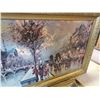 Image 4 : 1 LARGE & 2 SMALL PAINTINGS- OLD PARIS FRANCE SCENE