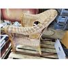 Image 2 : WICKER ROCKING CHAIR