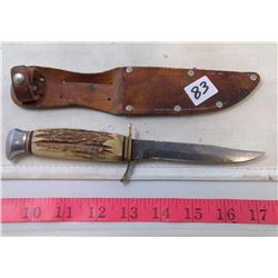 1949 Germany Kronenkred Soligenstag Handle Hunting Knife 4" blade