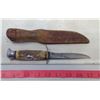 Image 2 : 1949 Germany Kronenkred Soligenstag Handle Hunting Knife 4" blade
