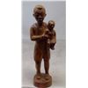 Image 1 : 1982 Israel West Bank Olivewood Carving "Father and Son"