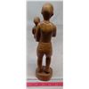 Image 3 : 1982 Israel West Bank Olivewood Carving "Father and Son"