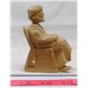 Image 3 : 1993 Quebec Canada Seated Grandfather Hand Carved
