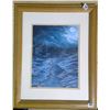 Image 1 : 1992 Original Acrylic Painting "Moonlit River Boreal Forrest" by Angus Famed