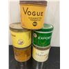 Image 2 : 5 Round Tobacco Tins