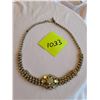 Image 1 : vintage rhinestone choker (missing hook on one end and two rhinestones)