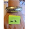 Image 1 : Silver coloured small to medium Bohemian bangle bracelet