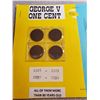 Image 3 : Four George V 1¢ and three seldon seen 5¢